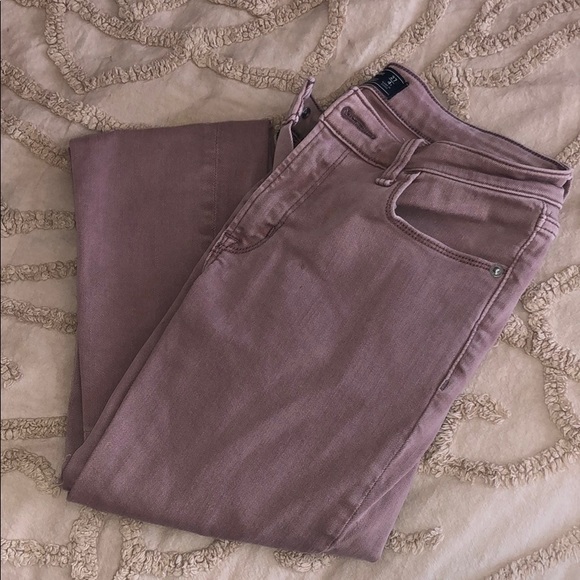 Abercrombie & Fitch Pants - Abercrombie and Fitch mauve skinny jeans
